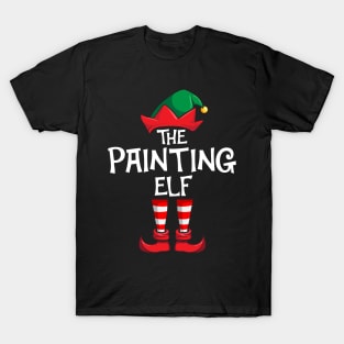 Painting Elf Matching Family Christmas T-Shirt